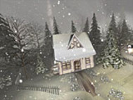 Snowy Winter 3D Screensaver screenshot